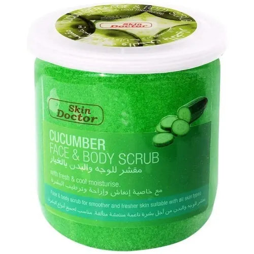 Skin Doctor Cucumber Face and Body Scrub 500ml