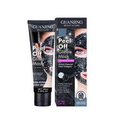 Gaunjing Peel Off Charcoal  Glitter Mask 100ml 