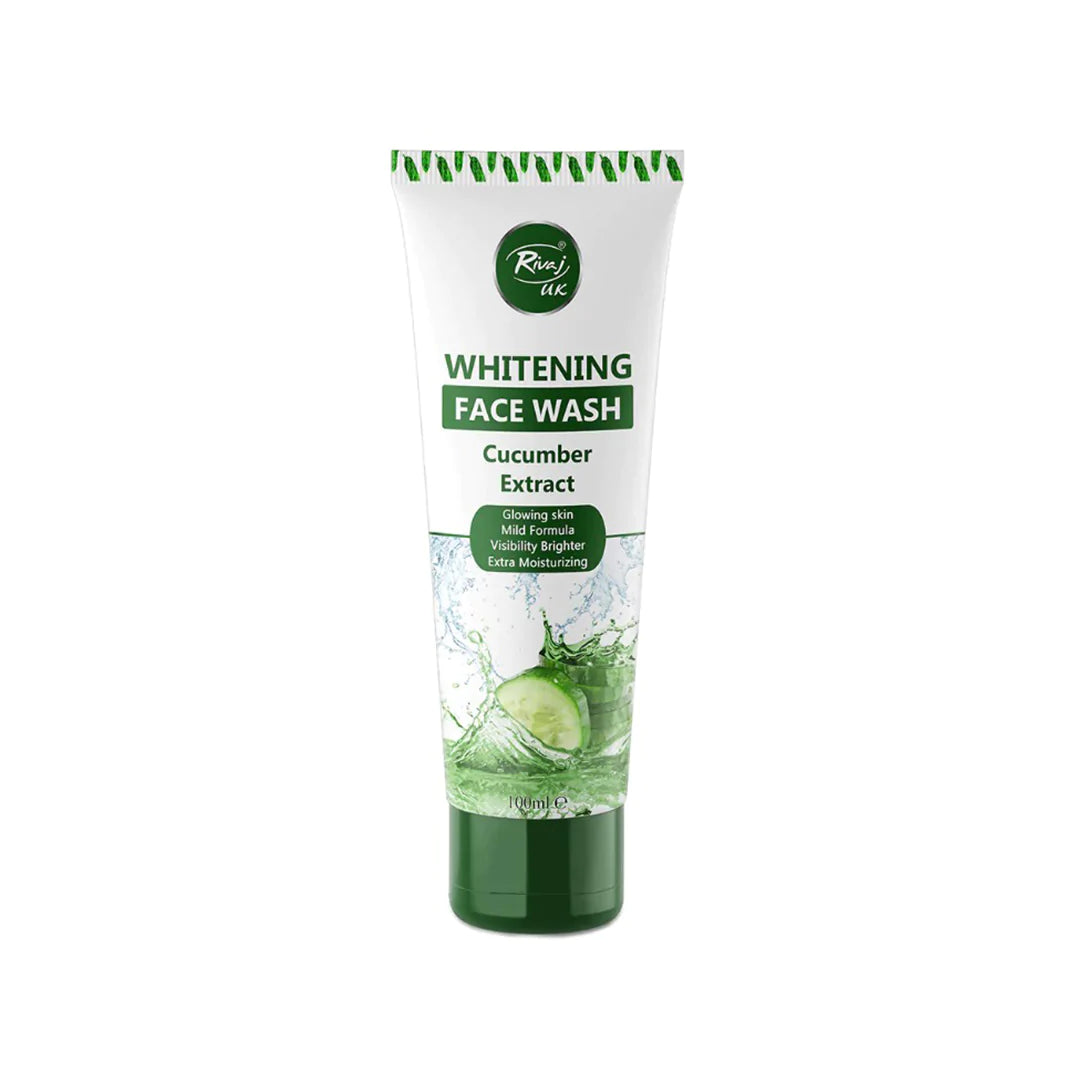 Rivaj UK Whitening Face Wash Cucumber Extract 100ml