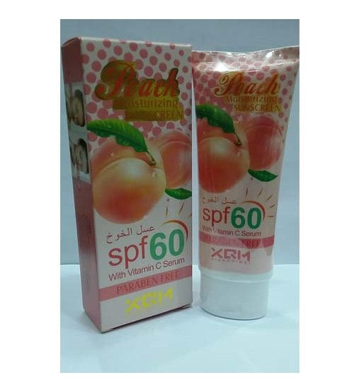 Peach Moisturizing Sunscreen SPF60 With Vitamin C Serum 