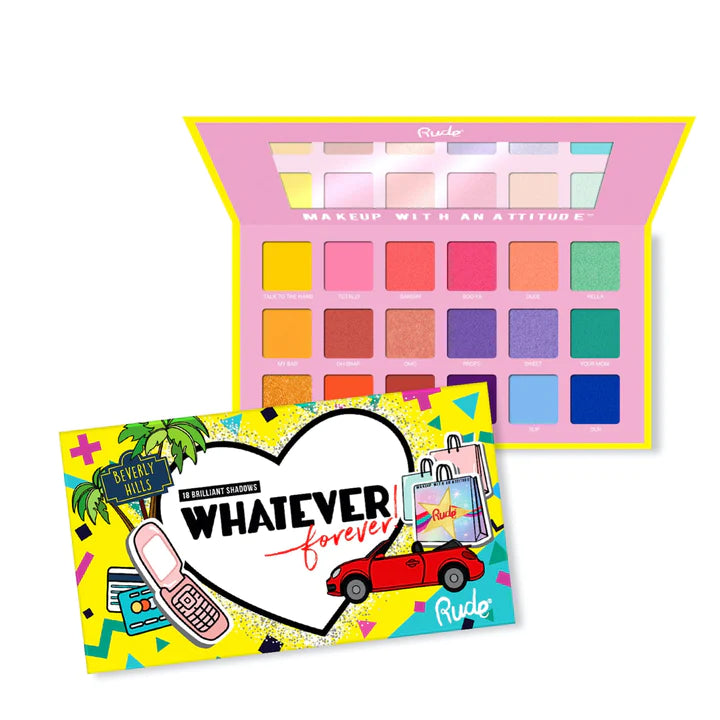 Rude Whatever Forever Eyeshadow Palette 18