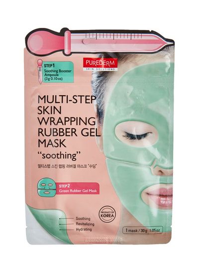 Purederm Multi-Step Skin Wrapping Rubber Gel Mask soothing 30g