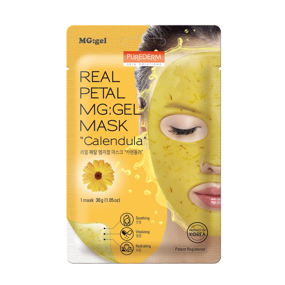 Purederm Real Petal MG Gel Mask Calendula 30g