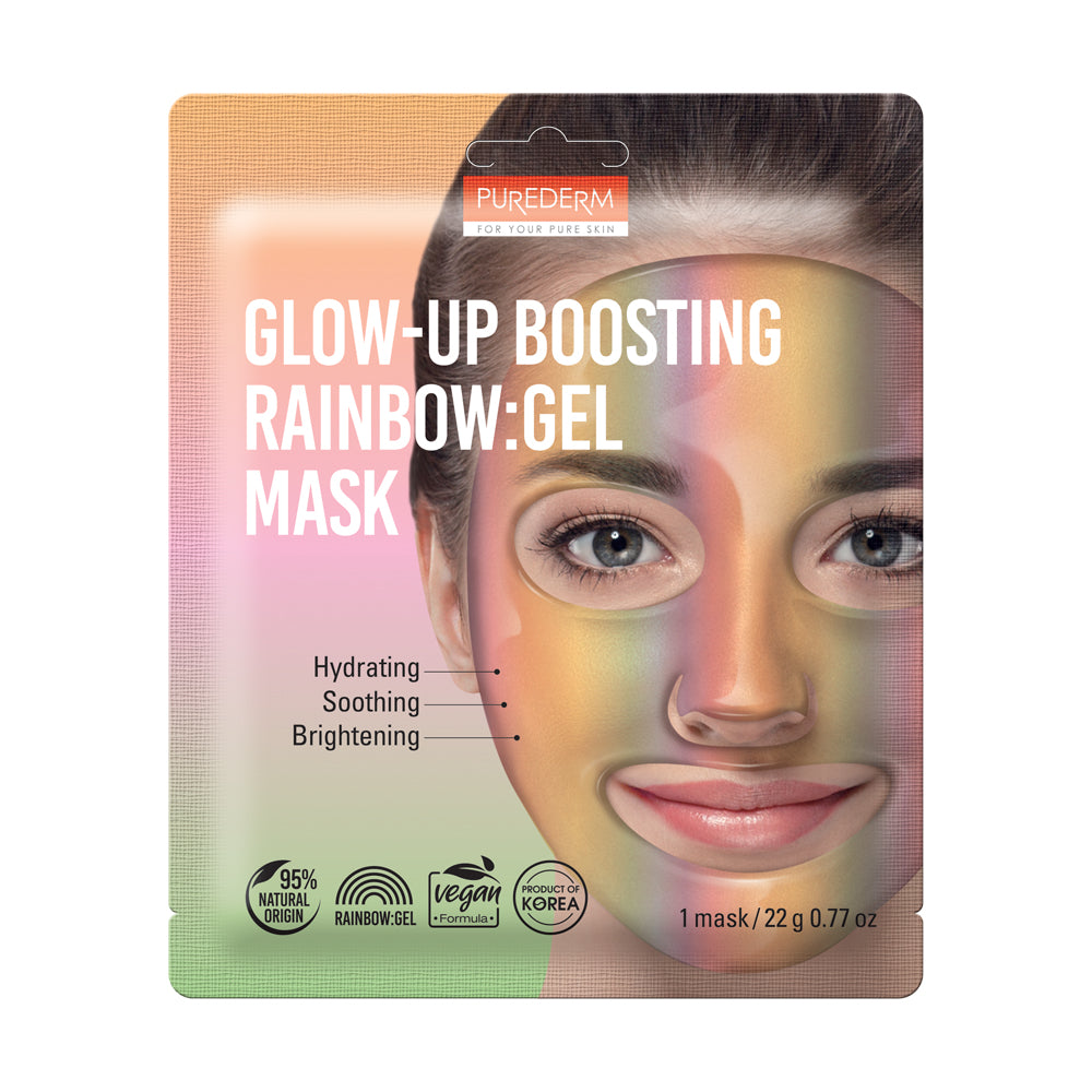 Purederm Glow up Boost Rainbow Gel Mask 22g