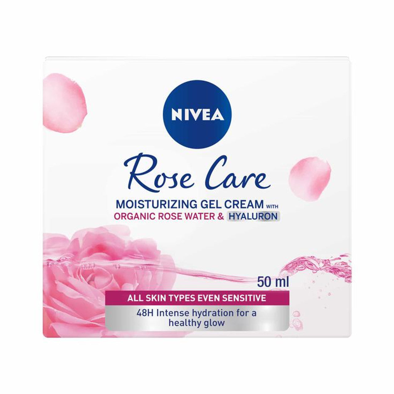 Rose Care Moisturizing Gel Cream With Organic Rose Water 50ml