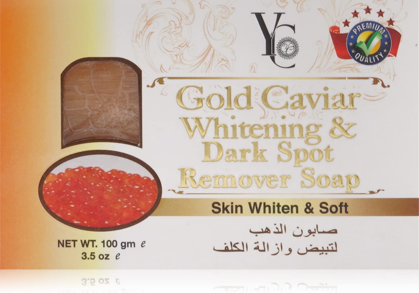 YC Gold Caviar Whitening Dark Spot Remover Soap 100g