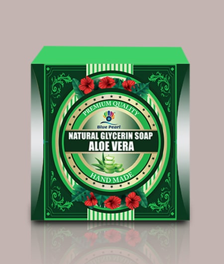 Pure Pearl Natural Glycerin Soap – Aloe Vera – 100gm