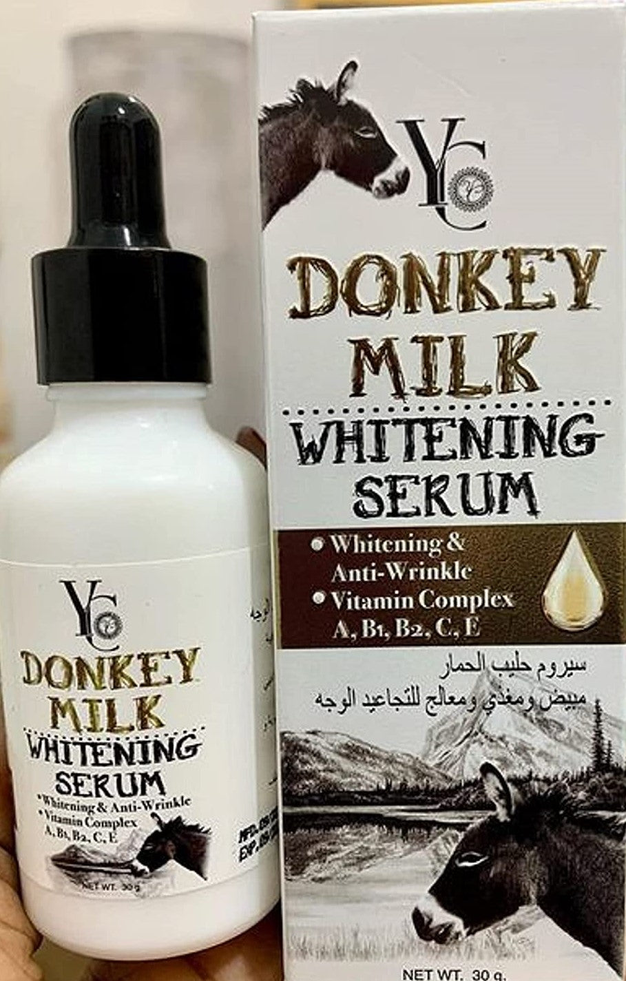YC Donkey Milk Whitening Serum 30g