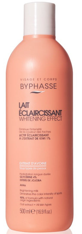 Byphasse Lait Eclaircissant Whitening Effect Extrait d'Avoine 500ml