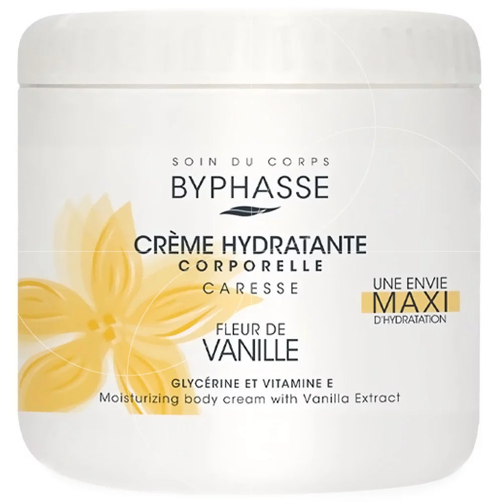 Byphasse Creme Hydratant Corporelle Vanille 500ml