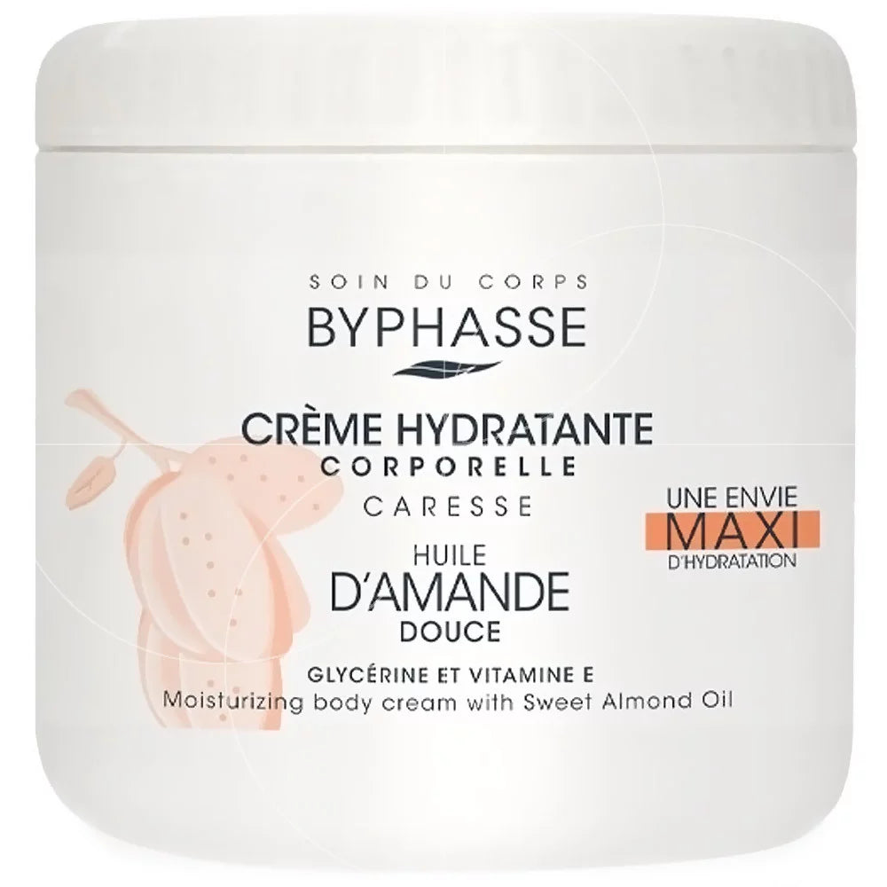 Byphasse Creme Hydratant Corporelle Damande 500ml