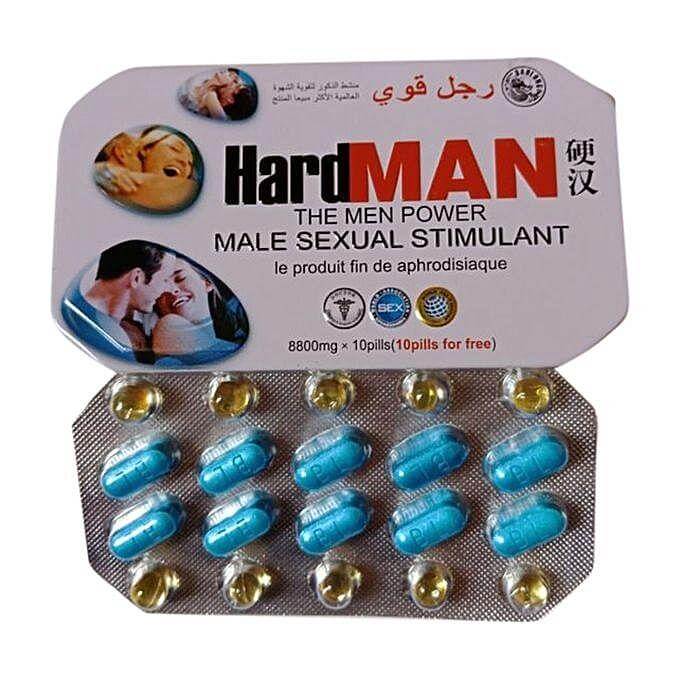 Hard Man The Men Power Male Sexual Stimulant 8800mg x 10pills
