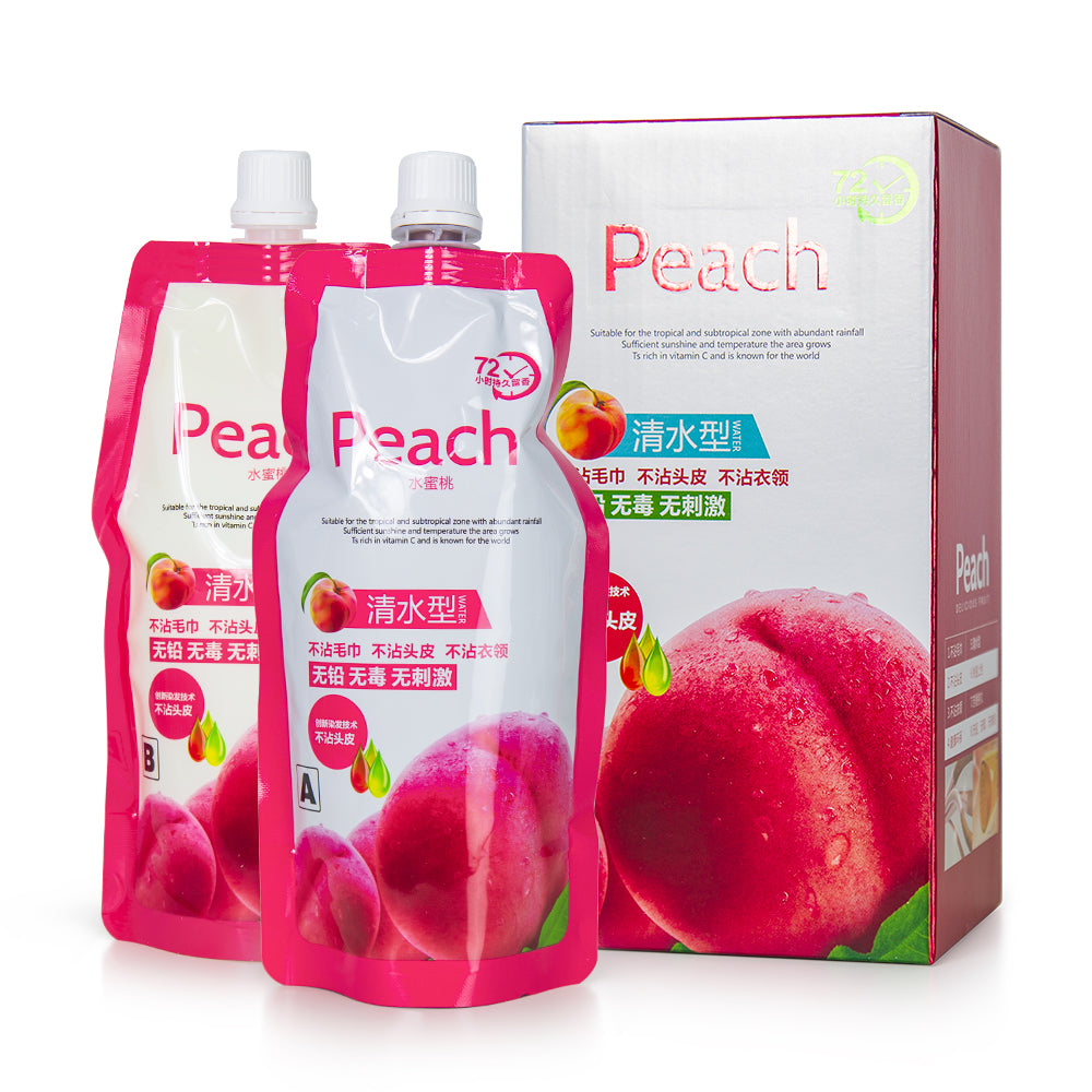 Peach Black Hair Dye Cream