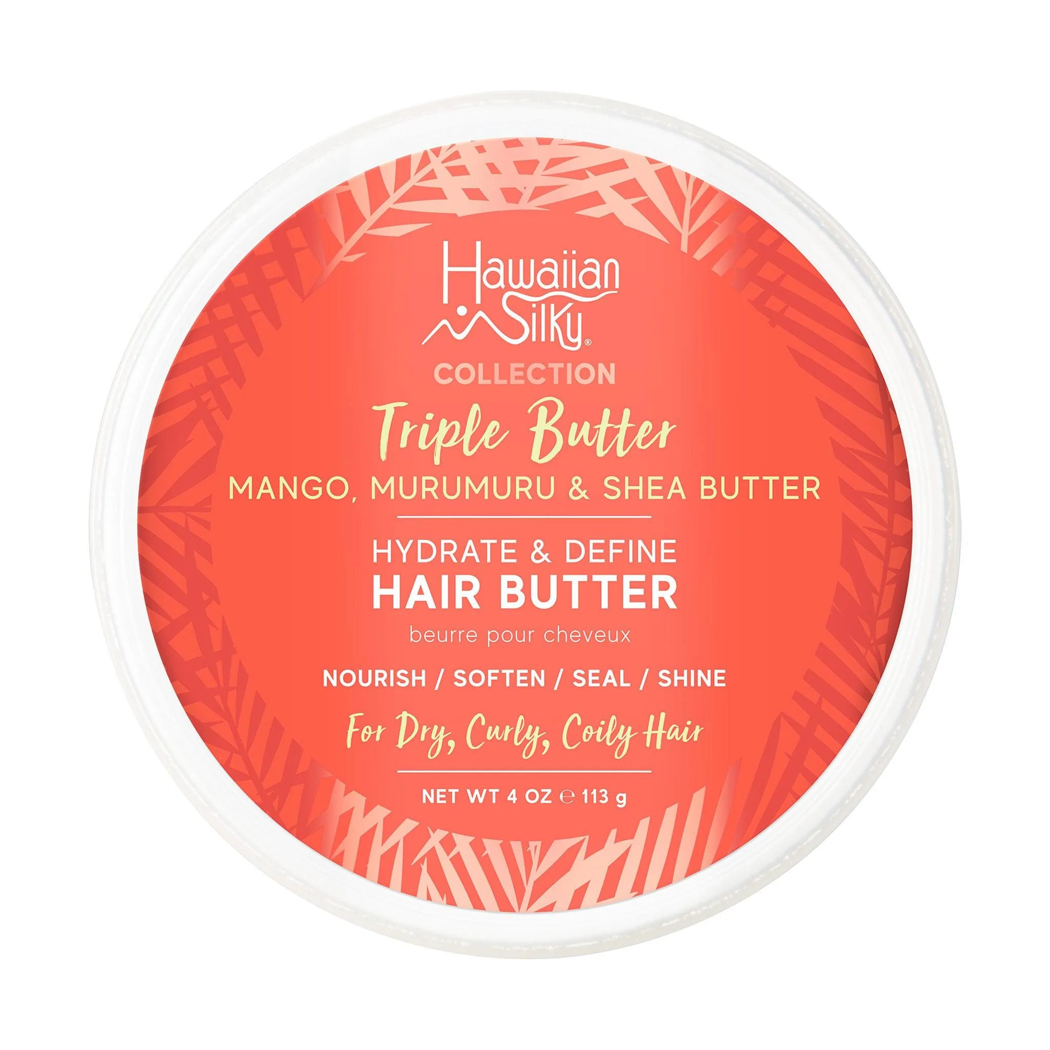 Hawaiian Silky Triple Butter Hydrate & Define Hair Butter 113g
