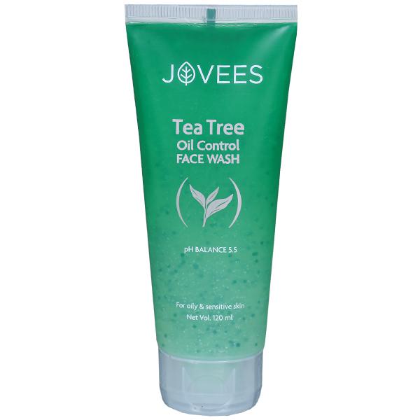 Jovees Tea Tree Oil Control Face Wash, 120 g