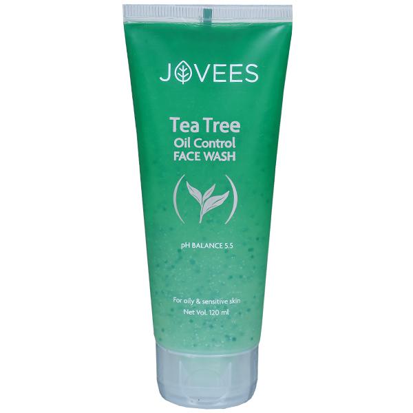 Jovees Tea Tree Oil Control Face Wash, 120 g