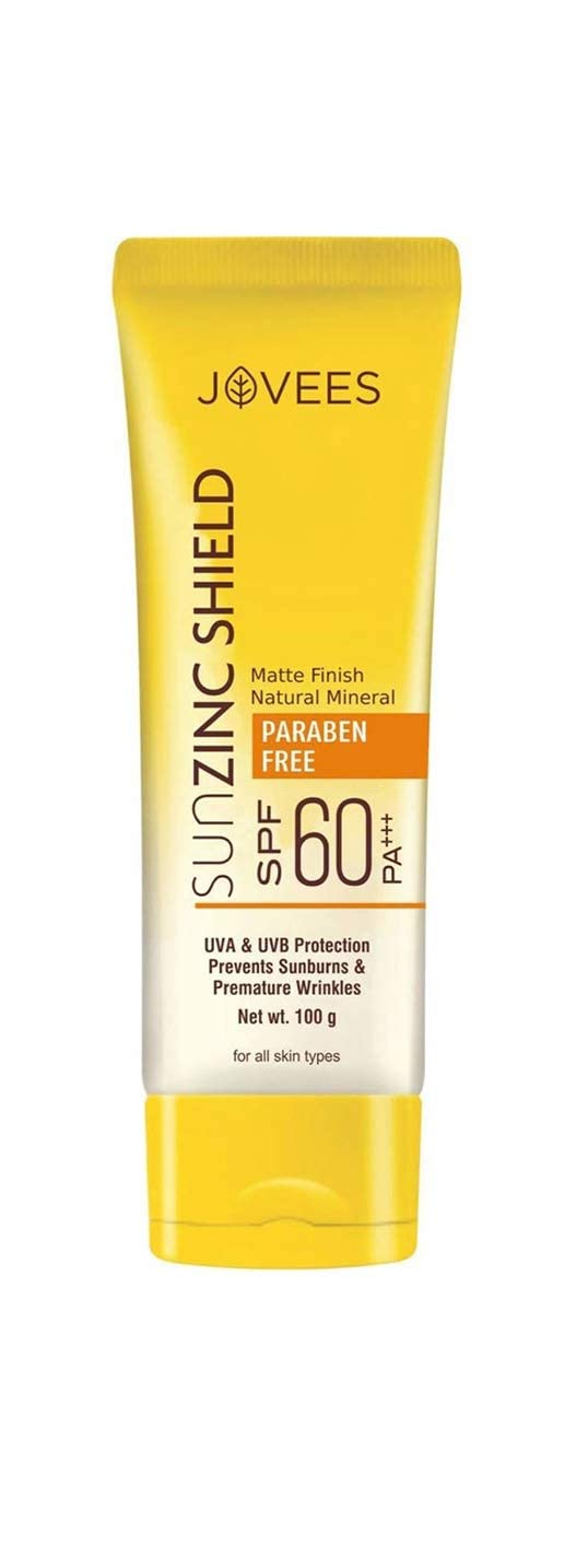 JOVEES Sun Zinc Shield SPF 60 - 100 gm Cream