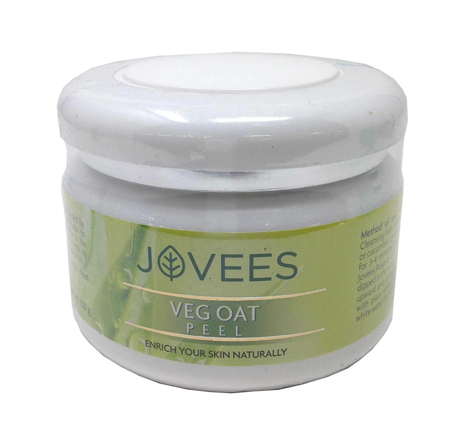 Jovees Face Cream - Veg Oat Peel, 100g 