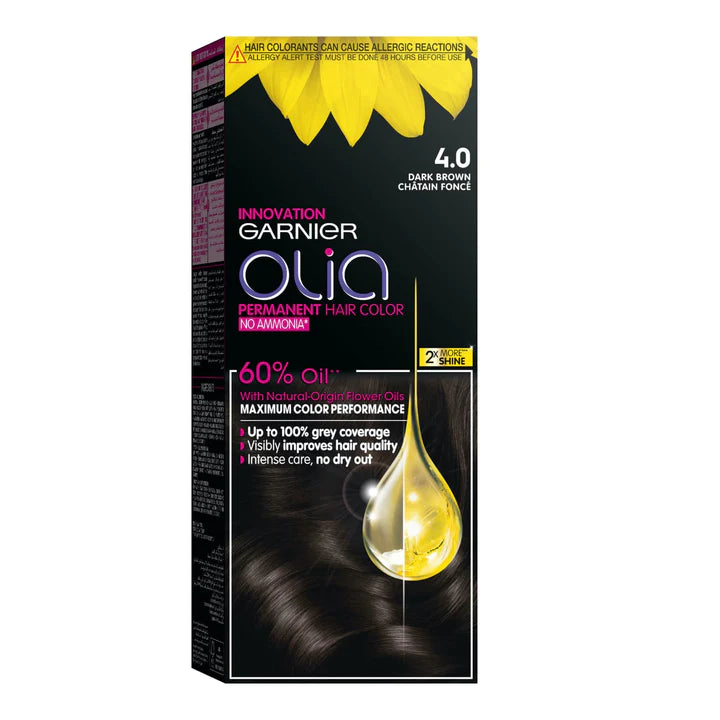 Garnier Olia No Ammonia Permanent Hair Colour 60ml