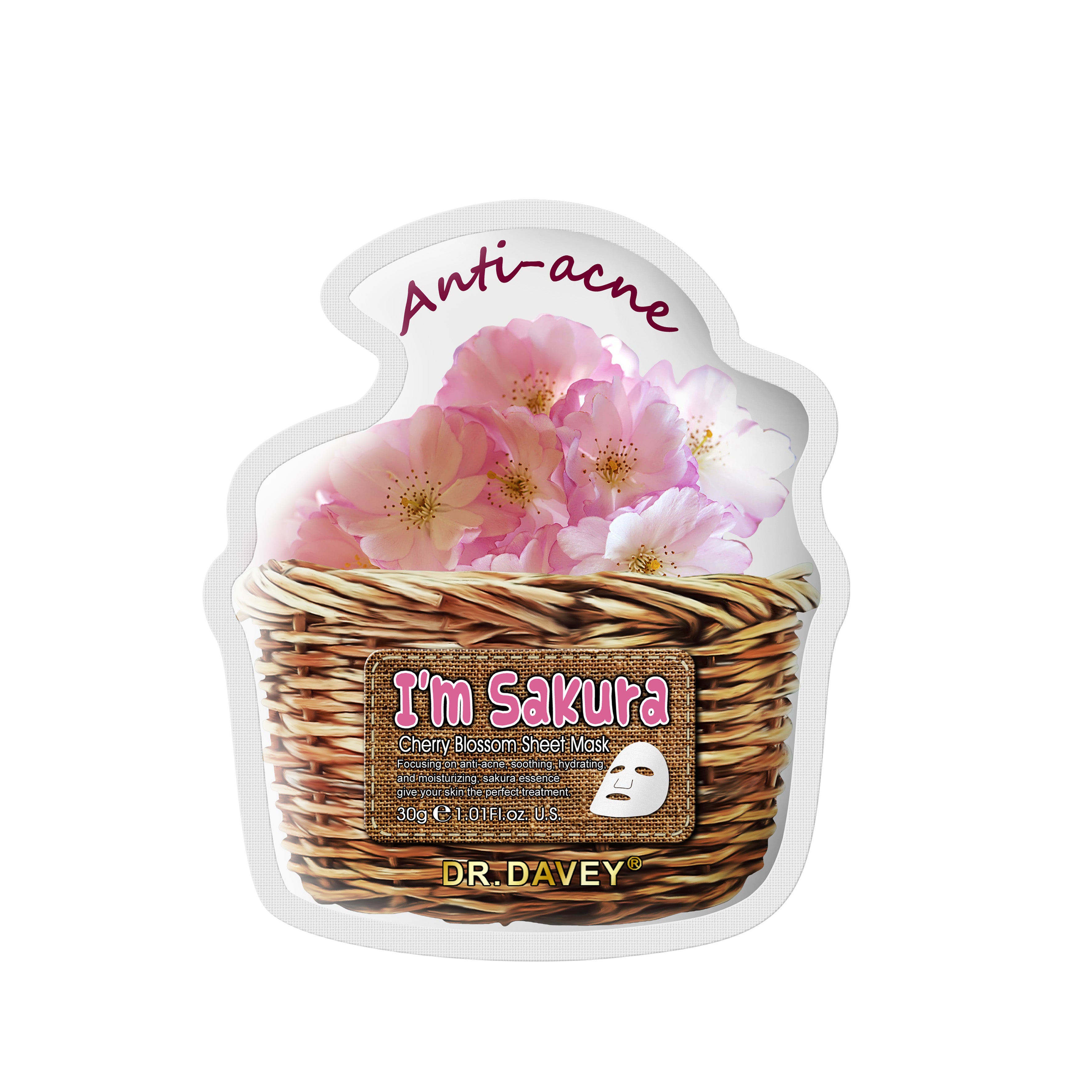 Dr.Davey Im Sakura Anti-Acne Sheet Mask 30g