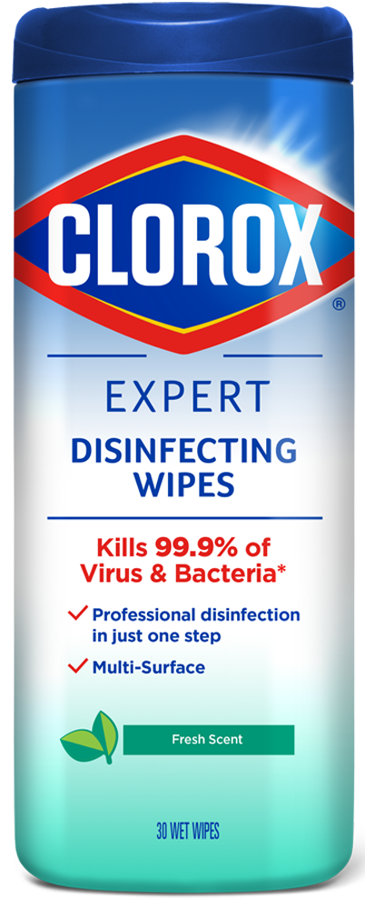 Clorox Expert Disinfecting Wipes Fresh Scent 30 wet wipes