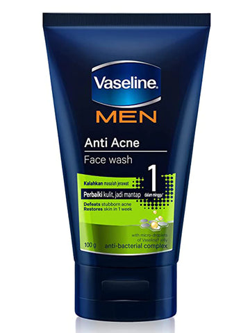 Vaseline Men Anti Acne Face Wash 