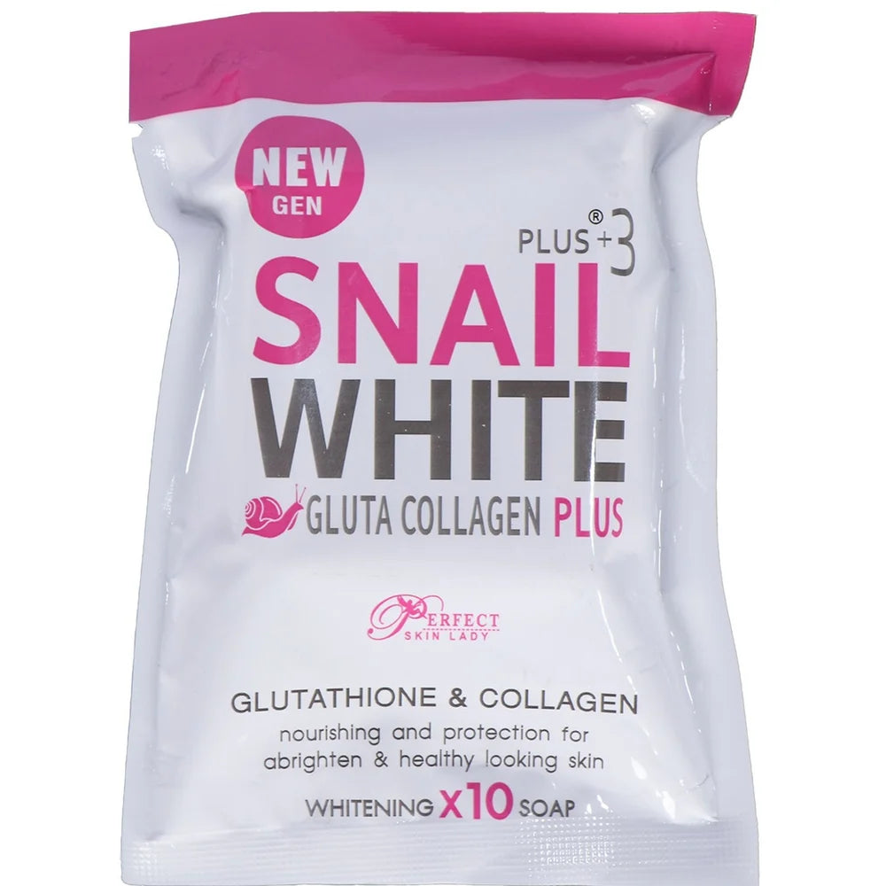 Plus+3 Snail White Gluta Collagen Plus Perfect Skin Lady 80g