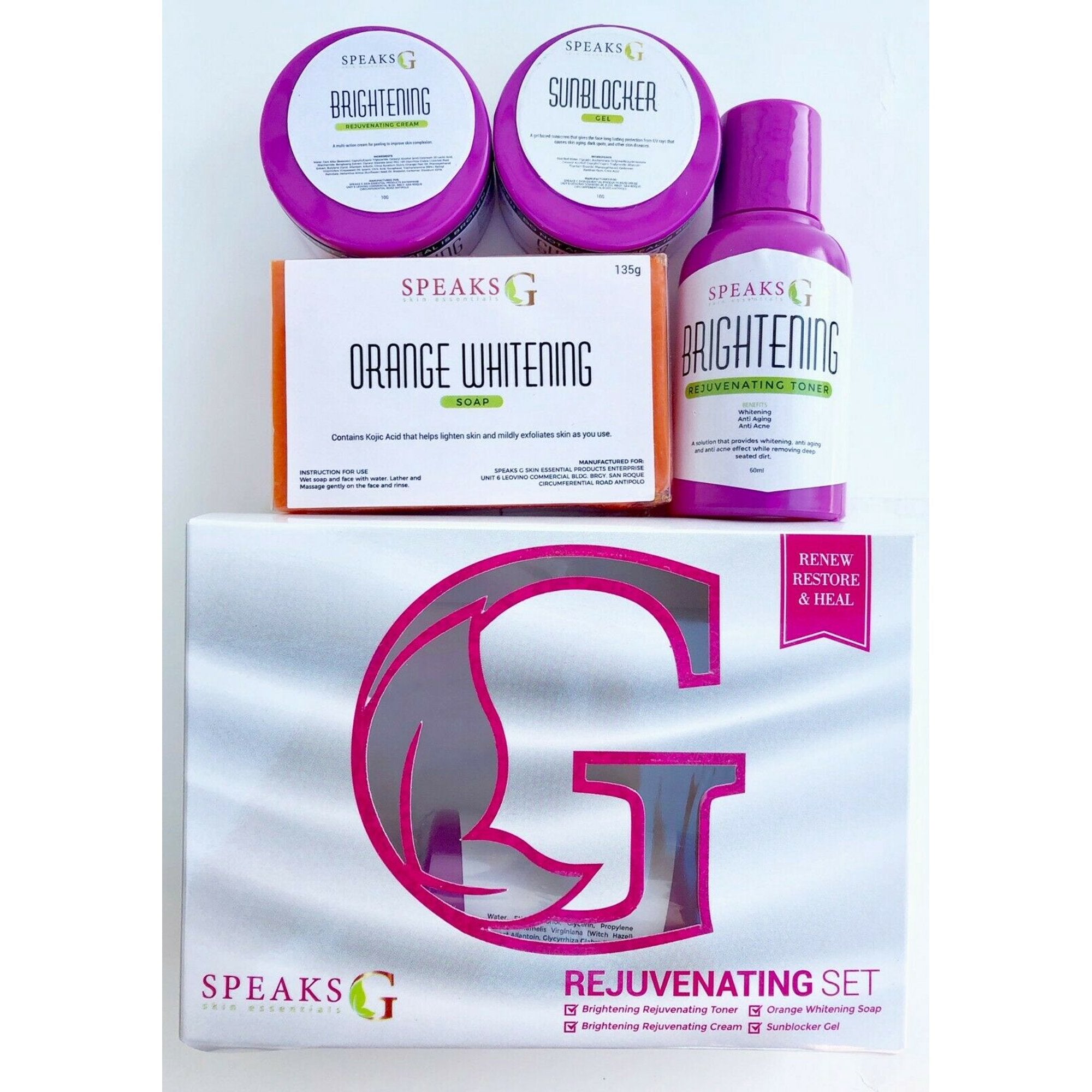 Speaks G Rejuvenating Set