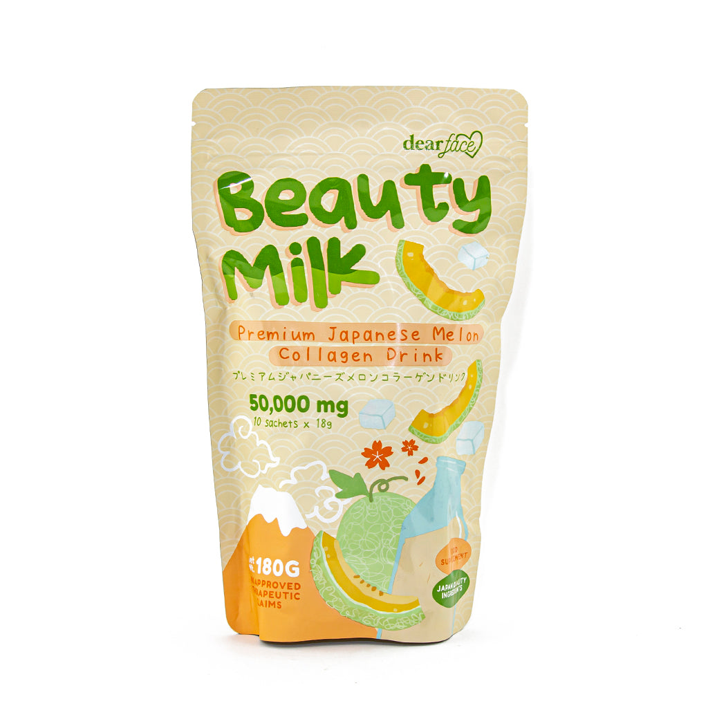 Dear Face Beauty Milk Premium Japanese Melon Collagen Drink 