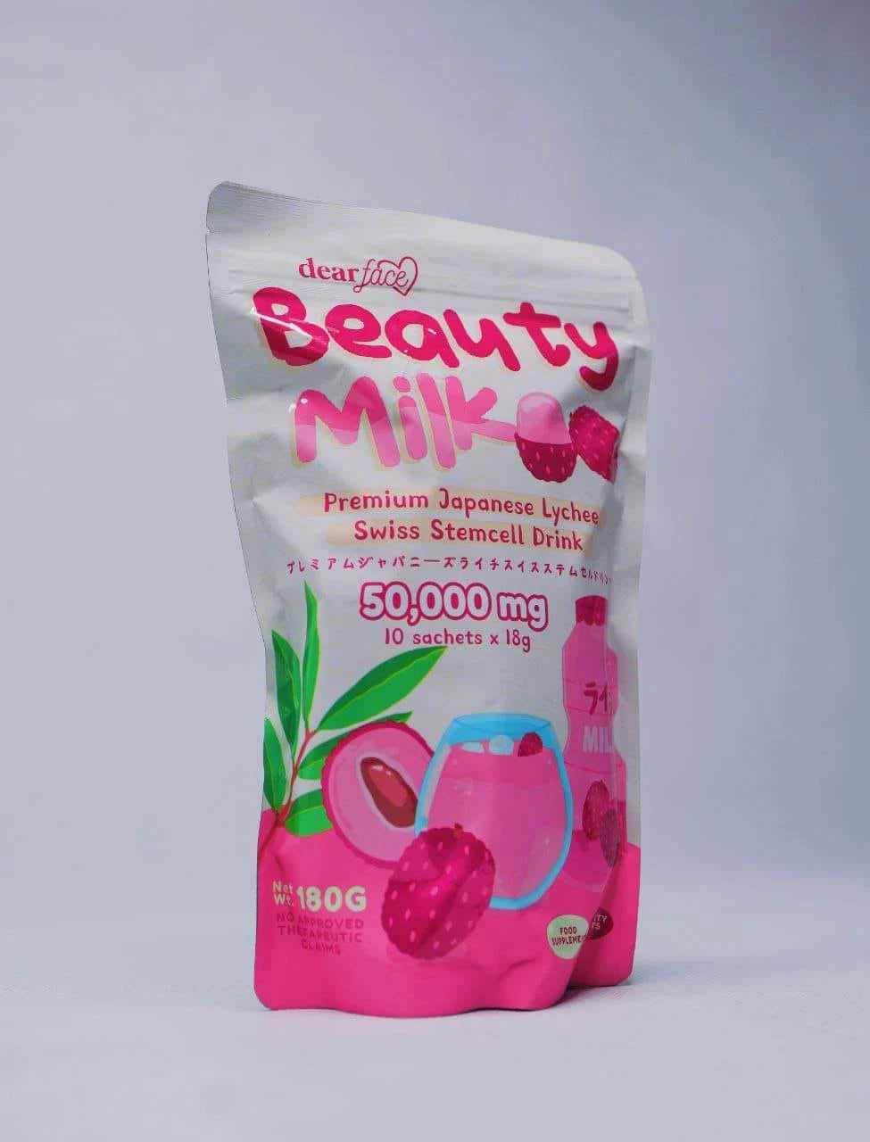 Dear Face Beauty Milk Premium Japanese Lychee Swiss Stemcell Drink