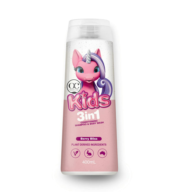 OC Kids 3in1 Berry Bliss Conditioning Shampoo 400ml