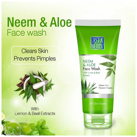 Asta Berry Neem & Aloe Face Wash