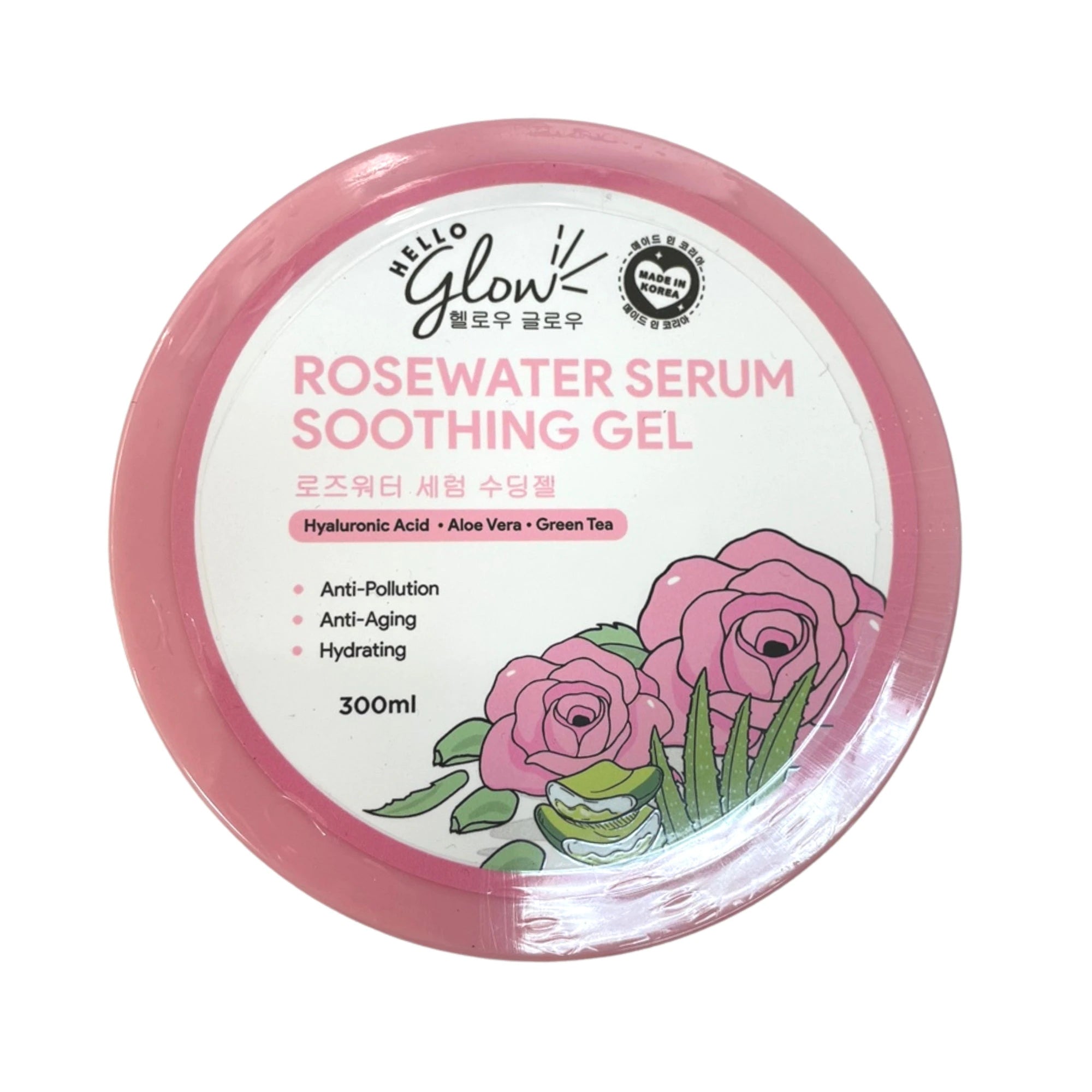Hello Glow Rose Water Serum Soothing Gel