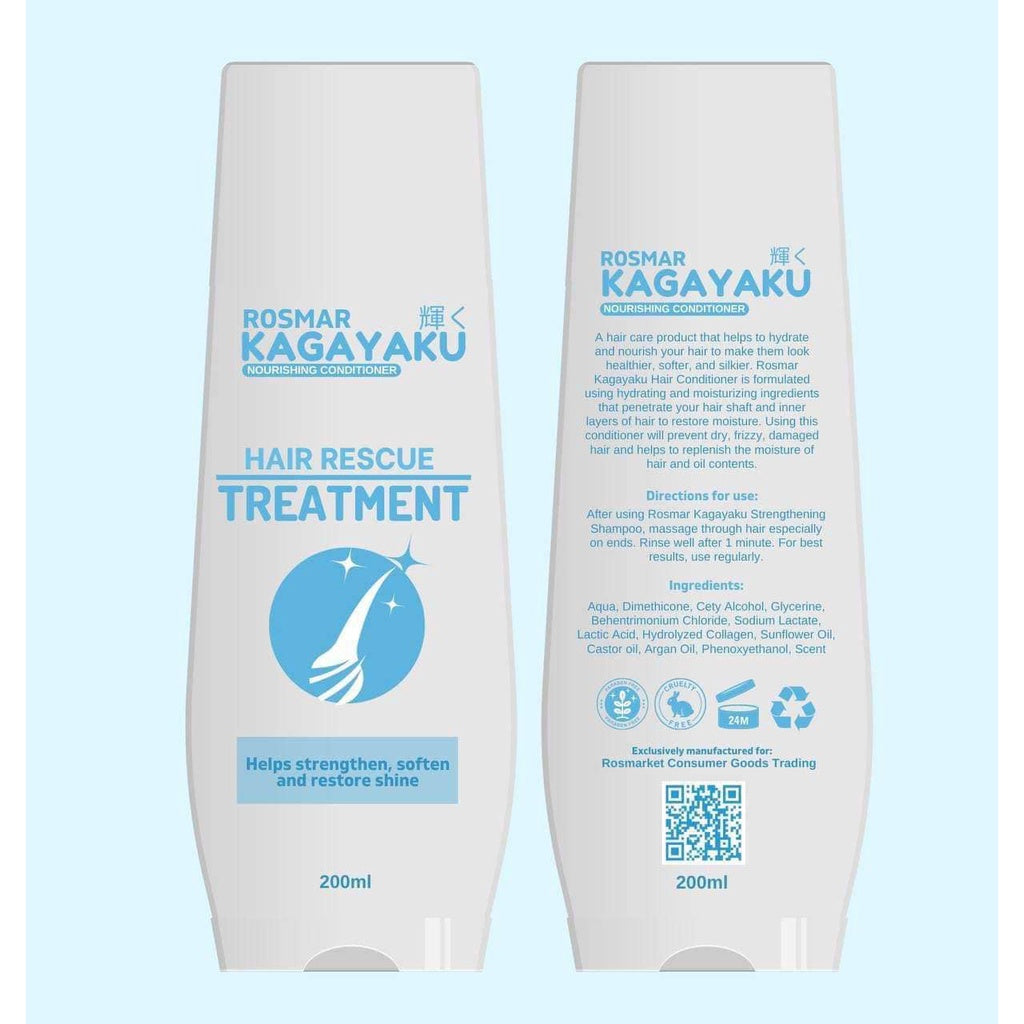 Rosmar Kagayaku Conditioner Hair Rescue Treatment 200ml