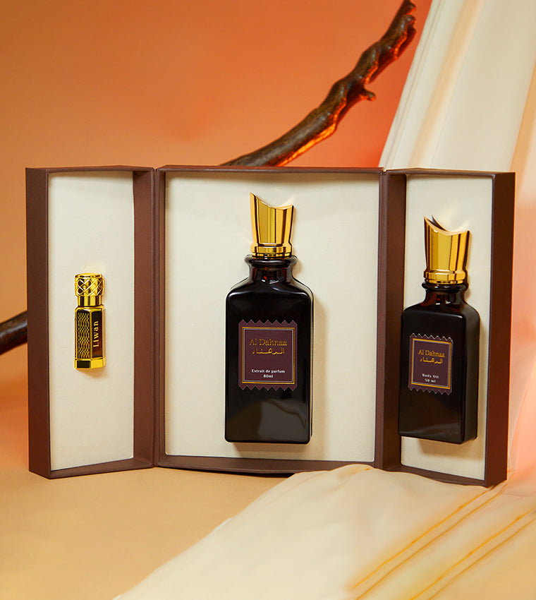 29 Al Thara Collection by Abeer Al Yousefi, 80 ml + 50 ml + 6 ml