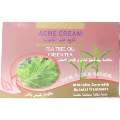 Acne Cream Tea Tree Oil Green Tea