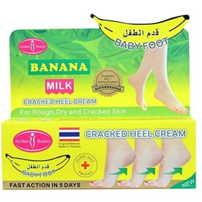 Aichun Beauty Cracked Heel Cream Foot Care Banana Milk Cream 80gm saffronskins.com™ 