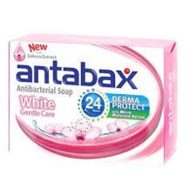 Antabax Antibacterial Soap White Gentle Care 120g 3pcs