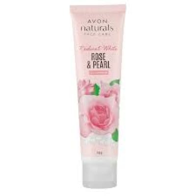 Avon Natutrals Radiant White Rose & Pearl Cleanser 100g