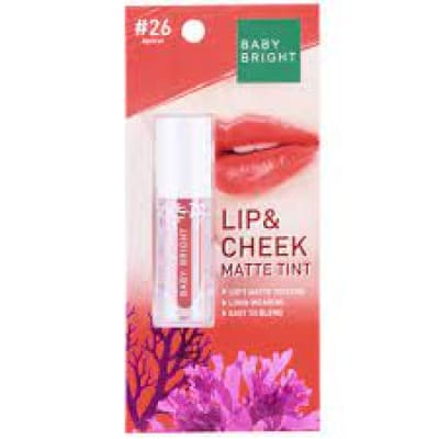 Baby Bright Lip & Cheek Matte Tint #26 Apricot 2.4g