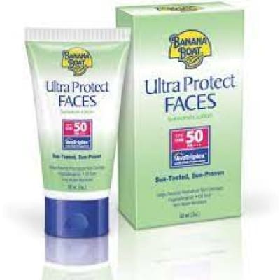 Banana Boat Ultra Protect Faces Sunscreen Lotion SPF50