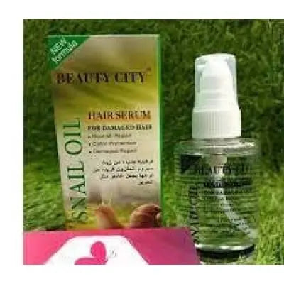 Beauty City Snail Oil for Damaged And Dry Hair Serum - 2.11 Oz - saffronskins.com