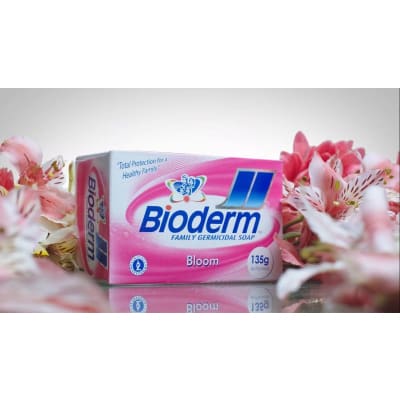 Bioderm Family Germicidal Bloom Soap 135gm saffronskins.com 