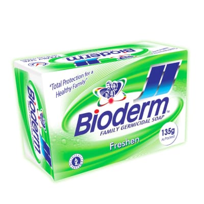 Bioderm Family Germicidal Freshen Soap 135gm saffronskins.com 
