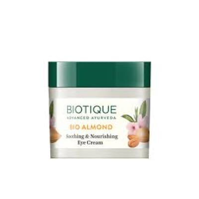 Biotique Bio Almond Soothing Eye Cream 15g saffronkart 