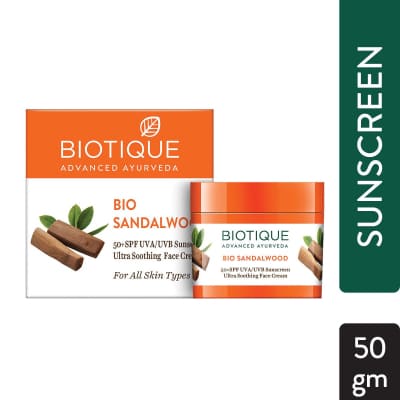 Biotique Bio Sandalwood Sunscreen Lotion 50g saffronkart 