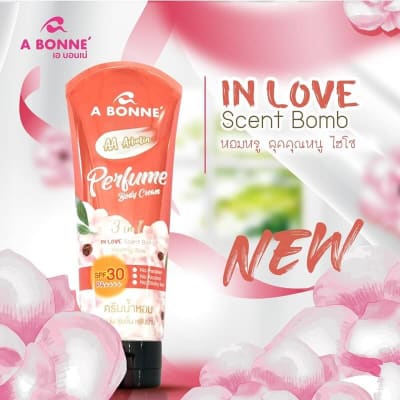 A Bonne AA Arbutin Perfume Body Cream Whitening Spf 30++++ saffronskins.com 