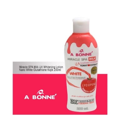 A Bonne Miracle Spa Milk UV Whitening Lotion Tomato Extract 200ml 