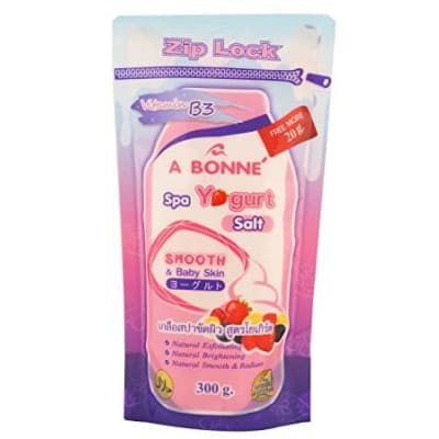 A Bonne Spa Milk Salt with Zip Lock 300g saffronskins.com 