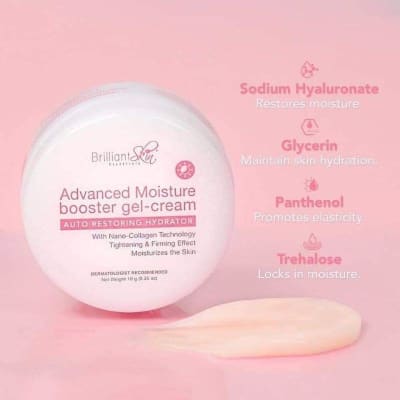 Brilliant Skin Advanced Moisture Booster Gel Cream 10gm saffronskins.com 